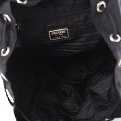 Prada Nylon Vela Medium Backpack Black 4 of 10
