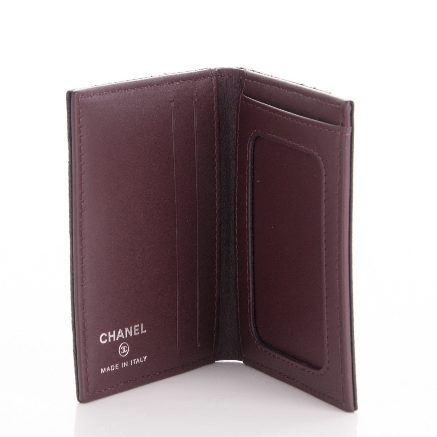 Chanel Caviar Quilted Card Holder Wallet Black 5 of 7