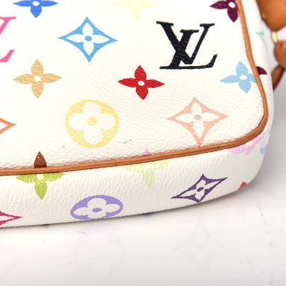 Louis Vuitton Monogram Multicolor Pochette Accessories White 12 of 12