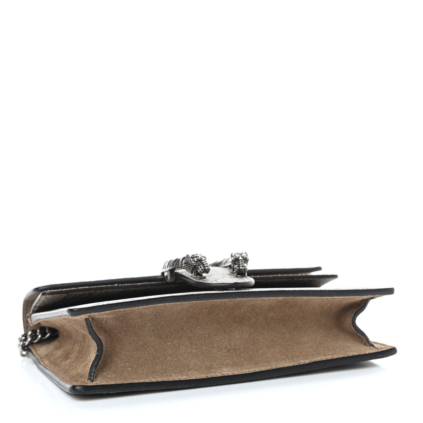 GG Supreme Monogram Super Mini Dionysus Shoulder Bag Taupe