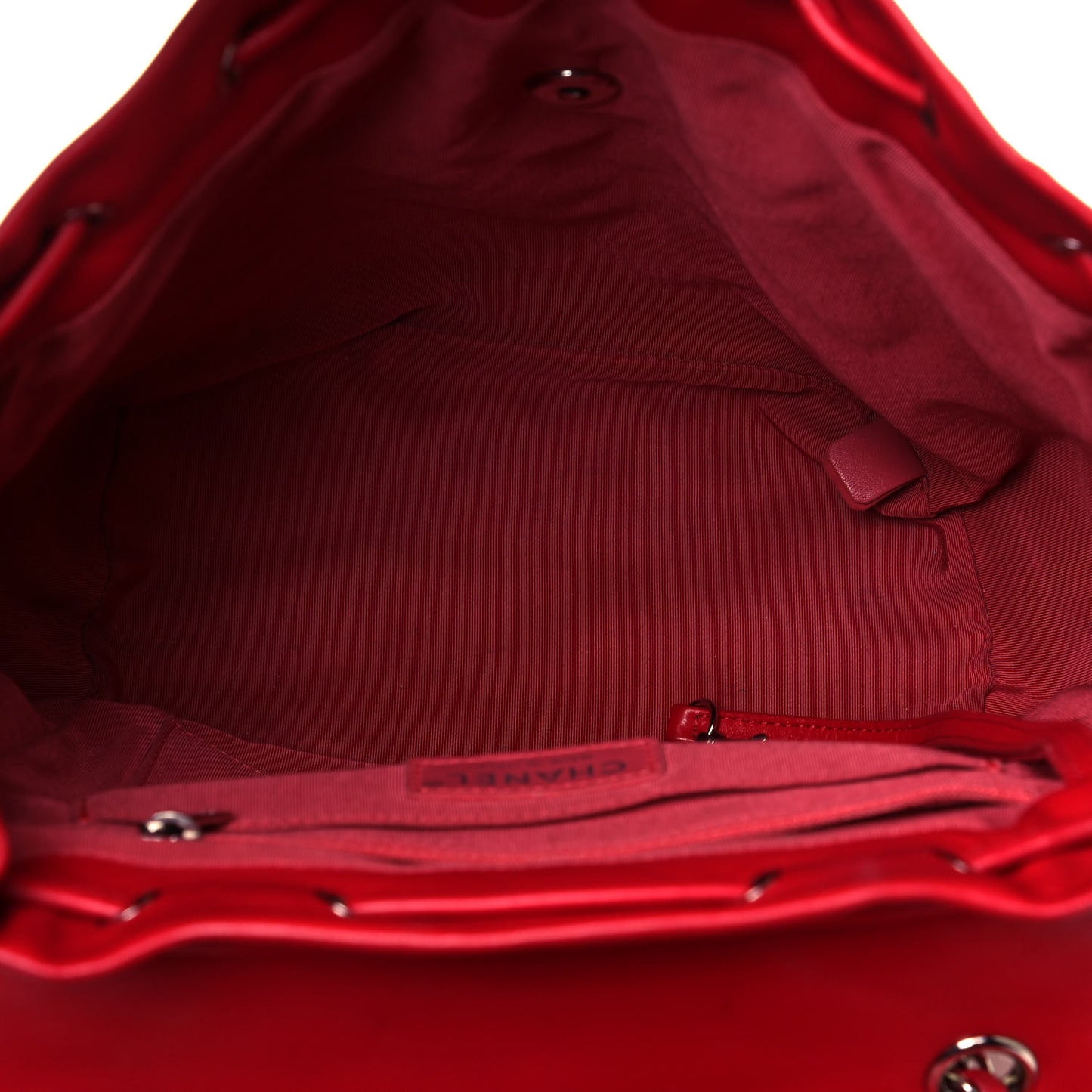 Lambskin Quilted Large Urban Spirit Backpack Red