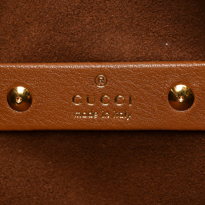 Gucci Grained Calfskin Softbit Maxi Shoulder Bag Brown 7 of 10