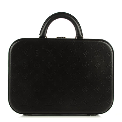 Louis Vuitton Monogram Glace Valisette MM Case Black 1 of 7