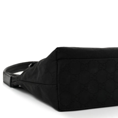 Gucci Nylon Hobo Monogram Small  Black 9 of 11