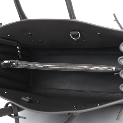 Saint Laurent Grained Calfskin Small Sac De Jour Fog 4 of 7