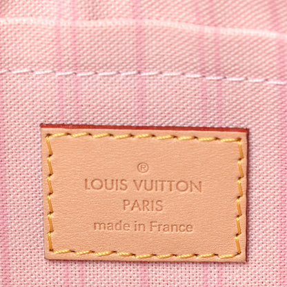 Louis Vuitton Damier Azur Neverfull MM GM Pochette Rose Ballerine 6 of 7