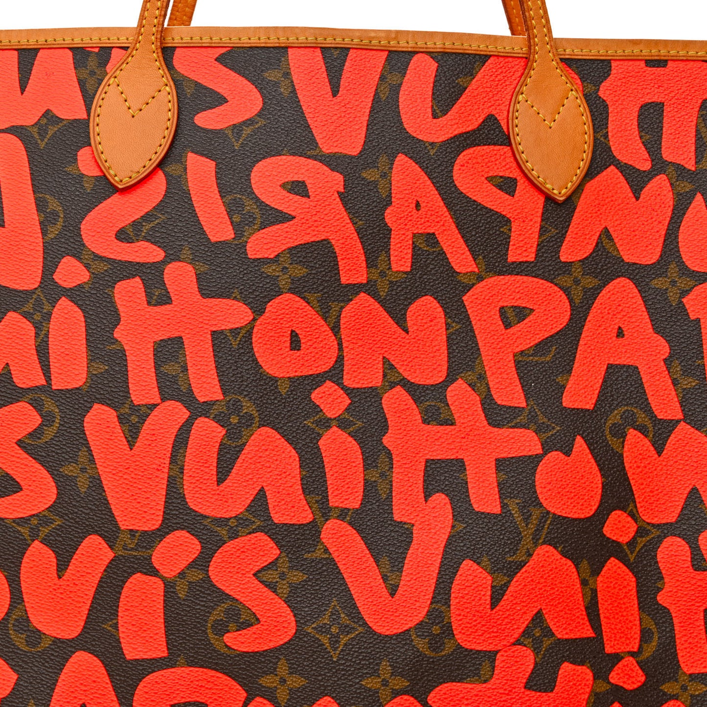 Monogram Graffiti Neverfull GM Orange