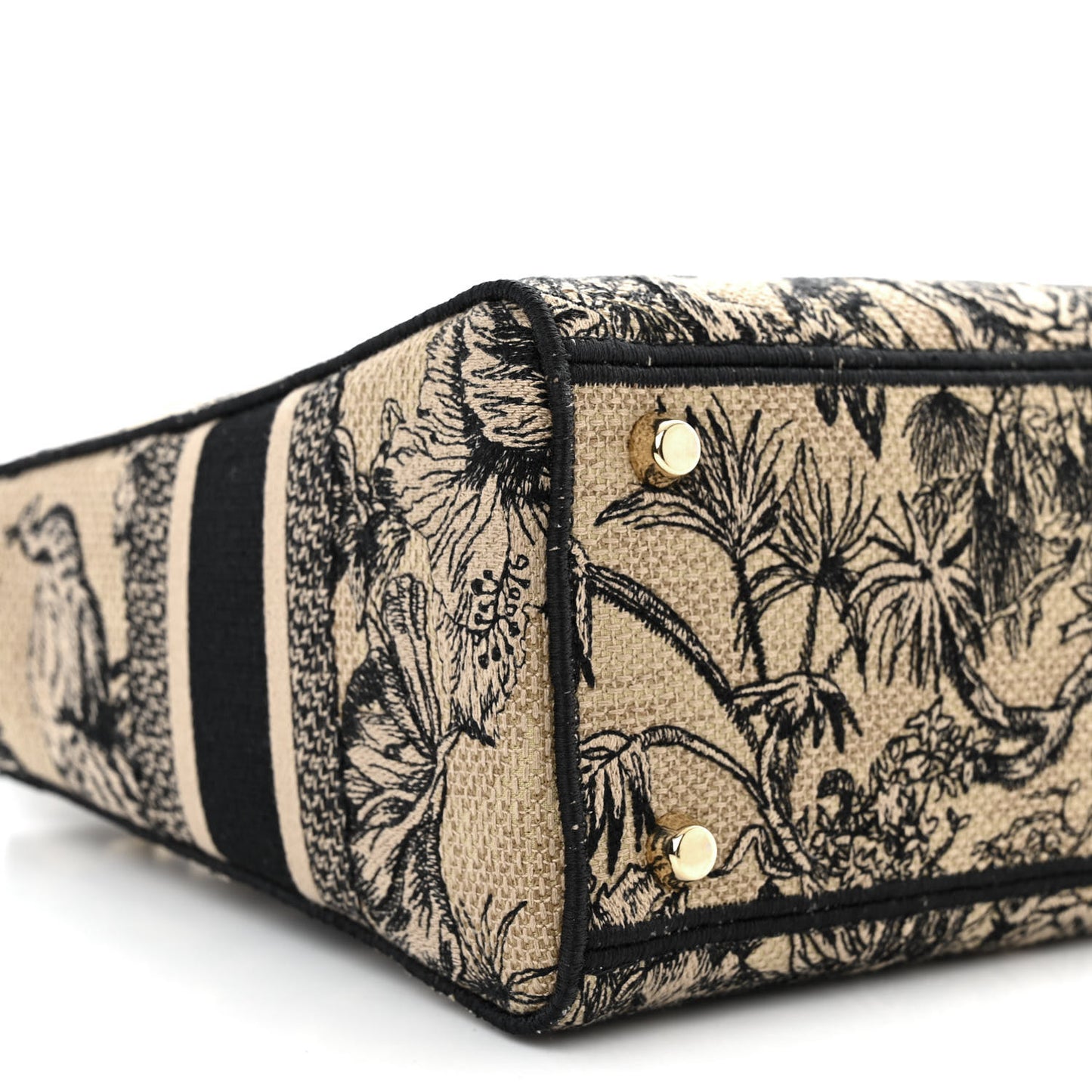 Toile de Jouy Voyage Embroidered Medium Lady D-Lite Beige Multicolor