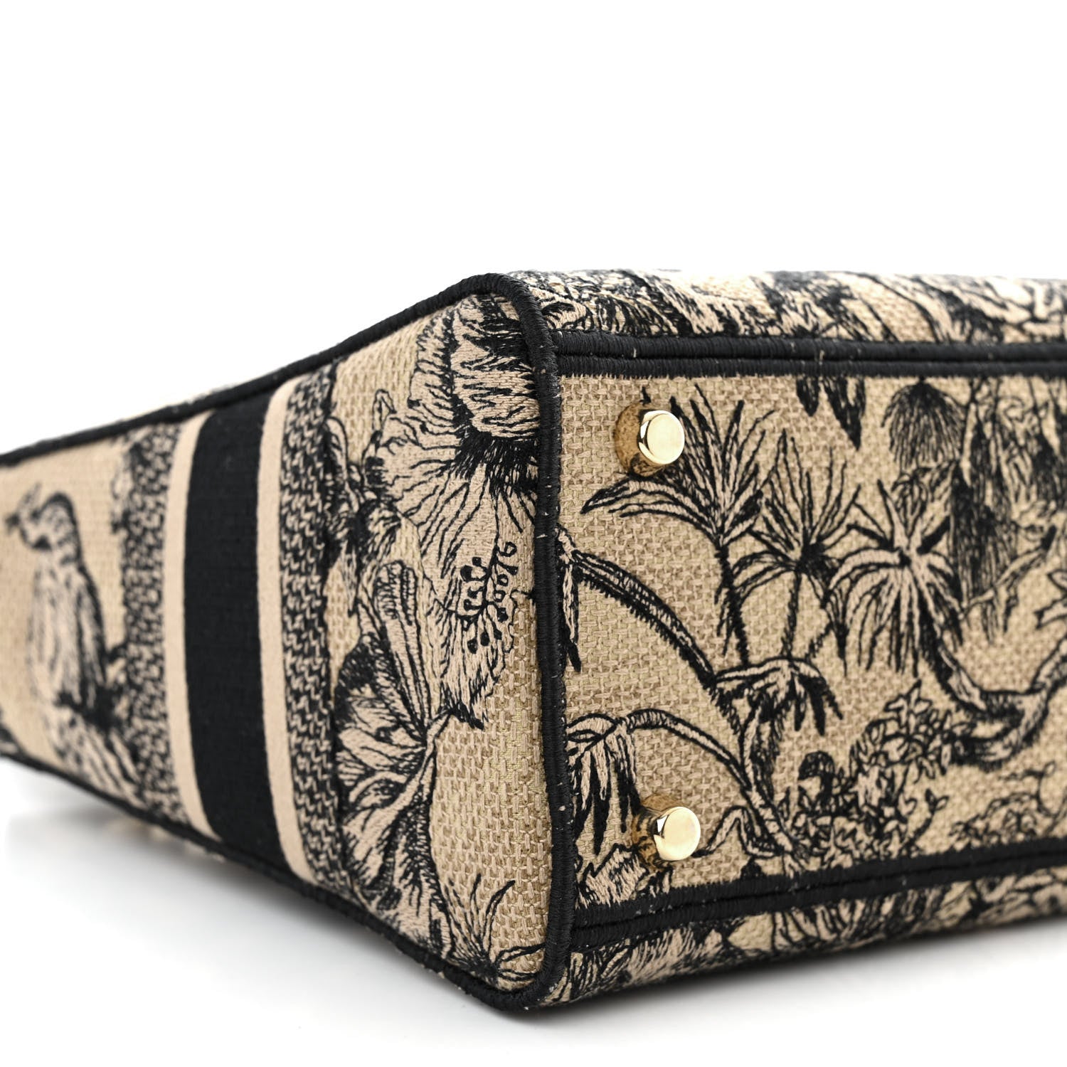 Christian Dior Toile de Jouy Voyage Embroidered Medium Lady D-Lite Beige Multicolor 9 of 10