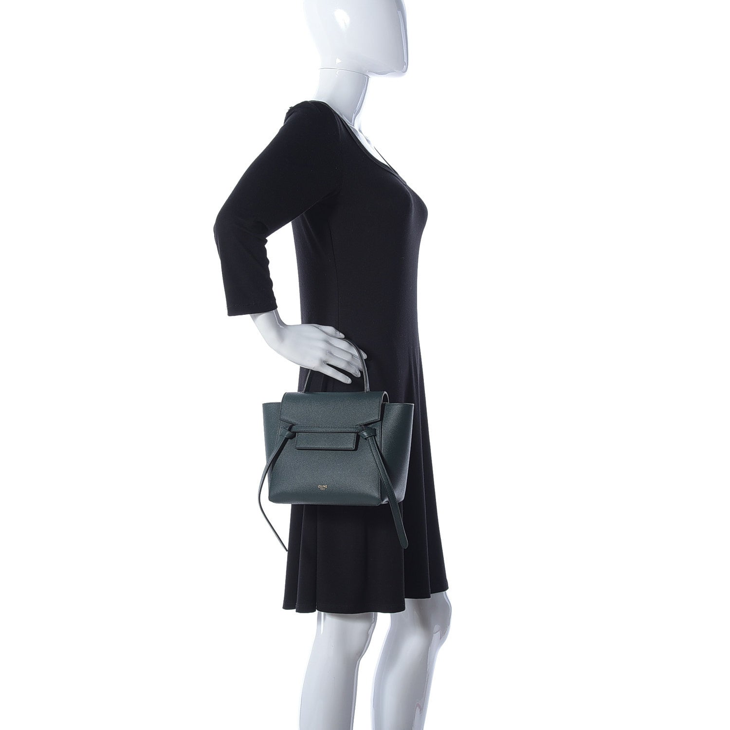 Celine Grained Calfskin Nano Belt Bag Amazone 3 of 9