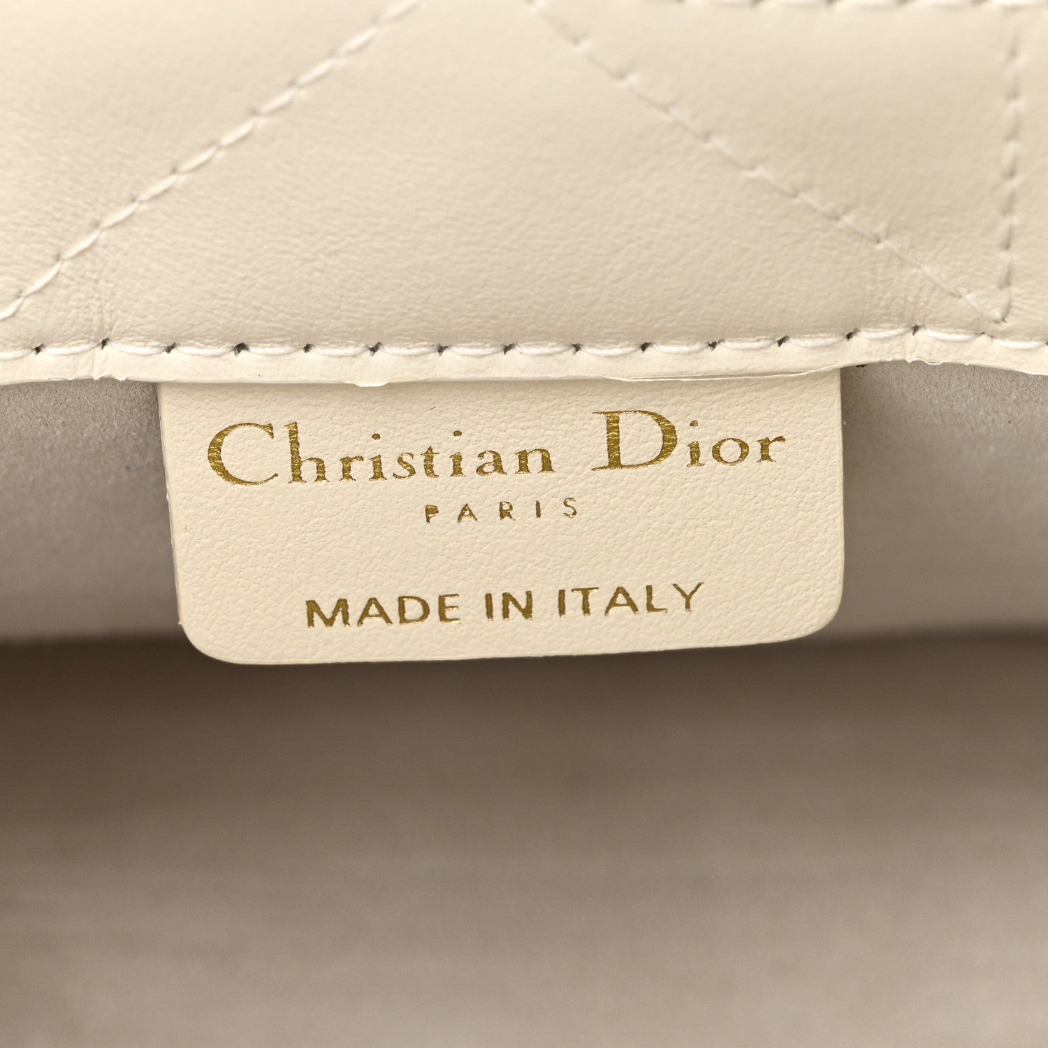 Christian Dior Calfskin Macrocannage Mini Book Tote Latte 6 of 11