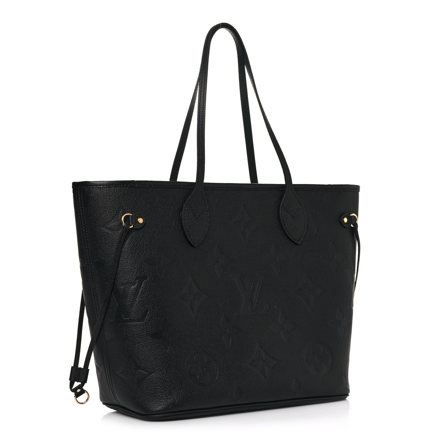 Louis Vuitton Empreinte Monogram Giant Neverfull MM Black 2 of 10