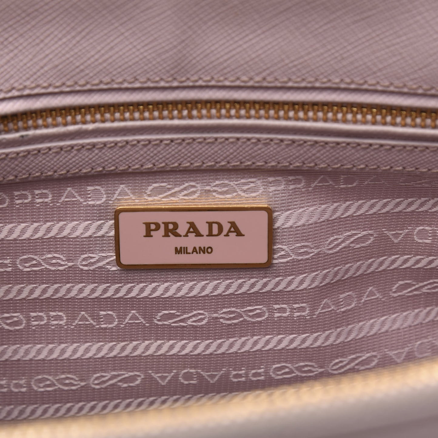 Saffiano Small Galleria Double Zip Tote Mughetto