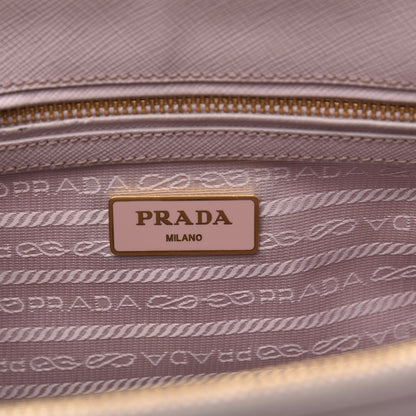 Prada Saffiano Small Galleria Double Zip Tote Mughetto 6 of 20