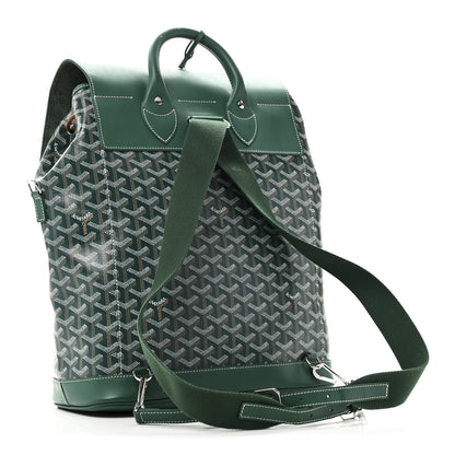 Goyard Goyardine Calfskin Alpin MM Backpack Green 3 of 9