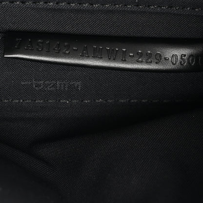 Fendi X MARC JACOBS Nappa Vitello King Logo Print Phone Baguette White Black 7 of 10