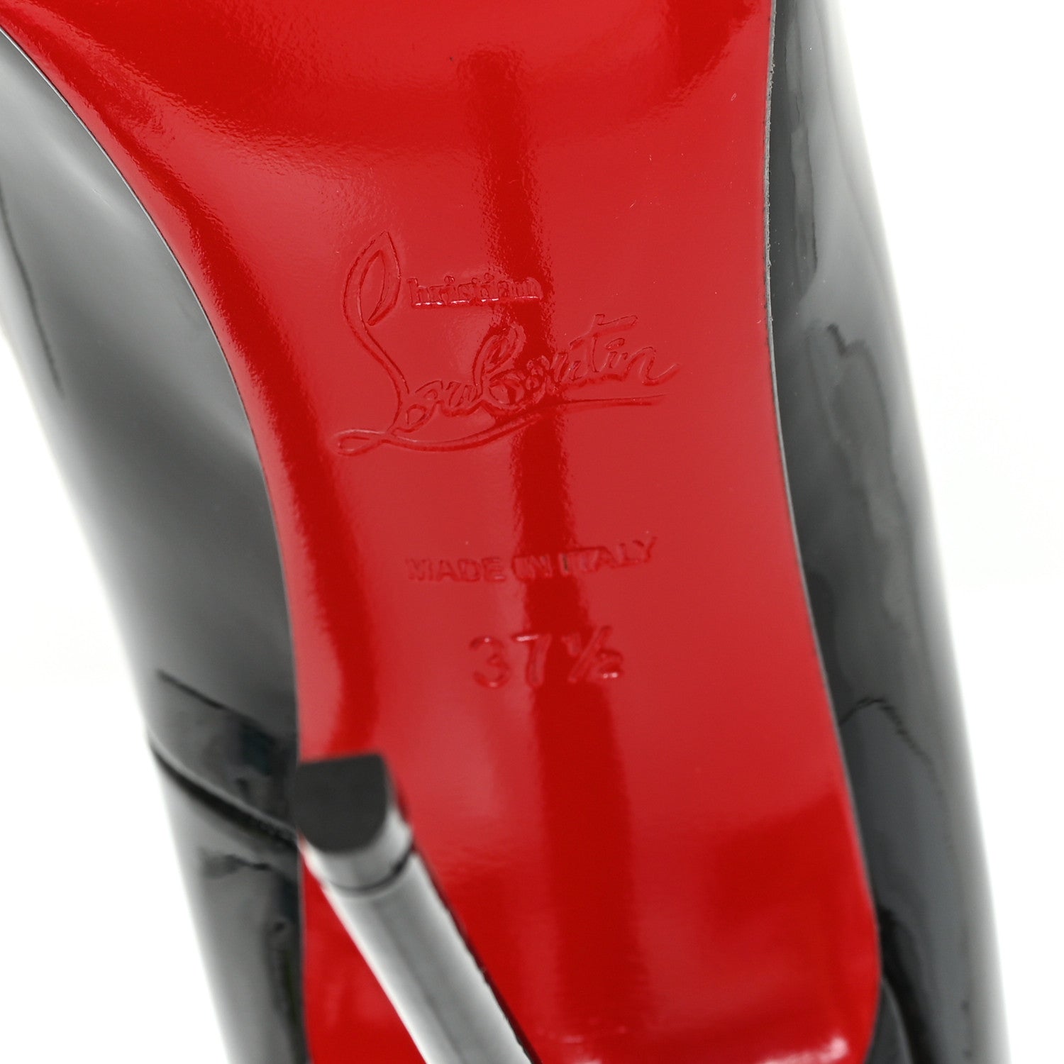 Christian Louboutin Patent So Kate 120 Pumps 37.5 Black 7 of 9