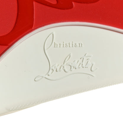 Christian Louboutin Veau Velours Strass Dear Pool Flat Platform Slide Sandal 38 Nude 8 of 9