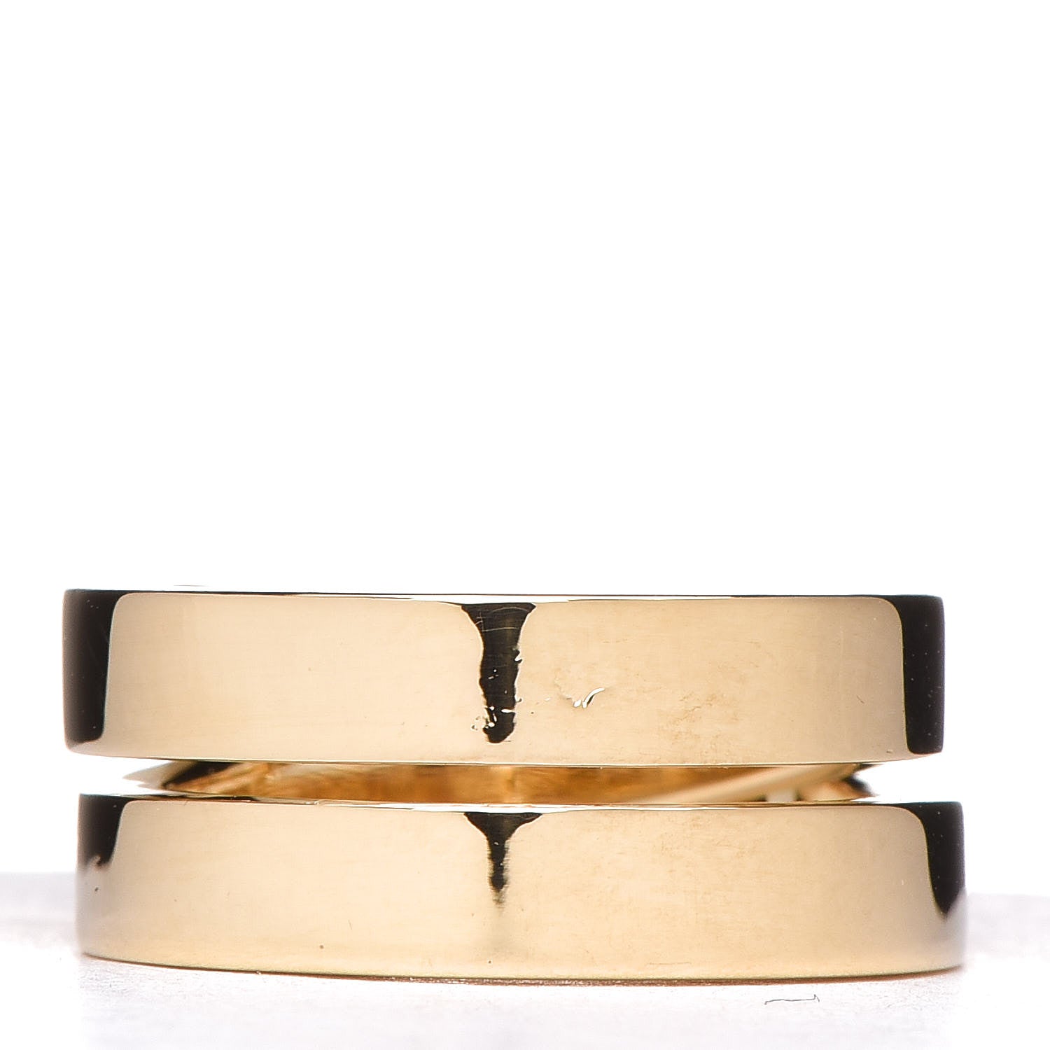 Cartier 18K Yellow Gold 9mm Paris Nouvelle Vague Ring 51 5.75 6 of 7