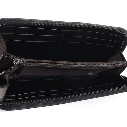 Fendi Zucca Spalmati Zip Around Wallet Black 5 of 9