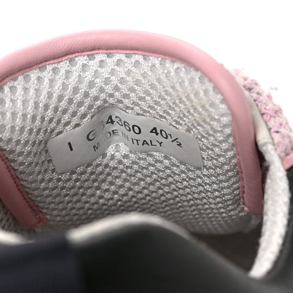 Chanel Suede Tweed CC Sneakers 40.5 Grey Pink 8 of 9