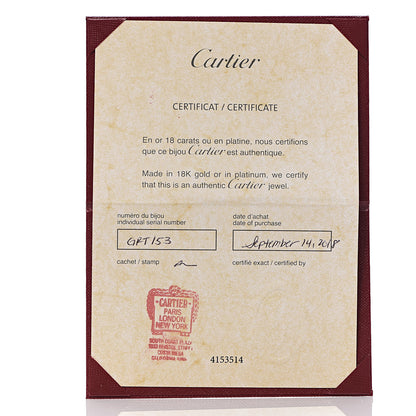 Cartier 18K Pink Gold 3.5mm LOVE Wedding Band Ring 54 6.75 5 of 5