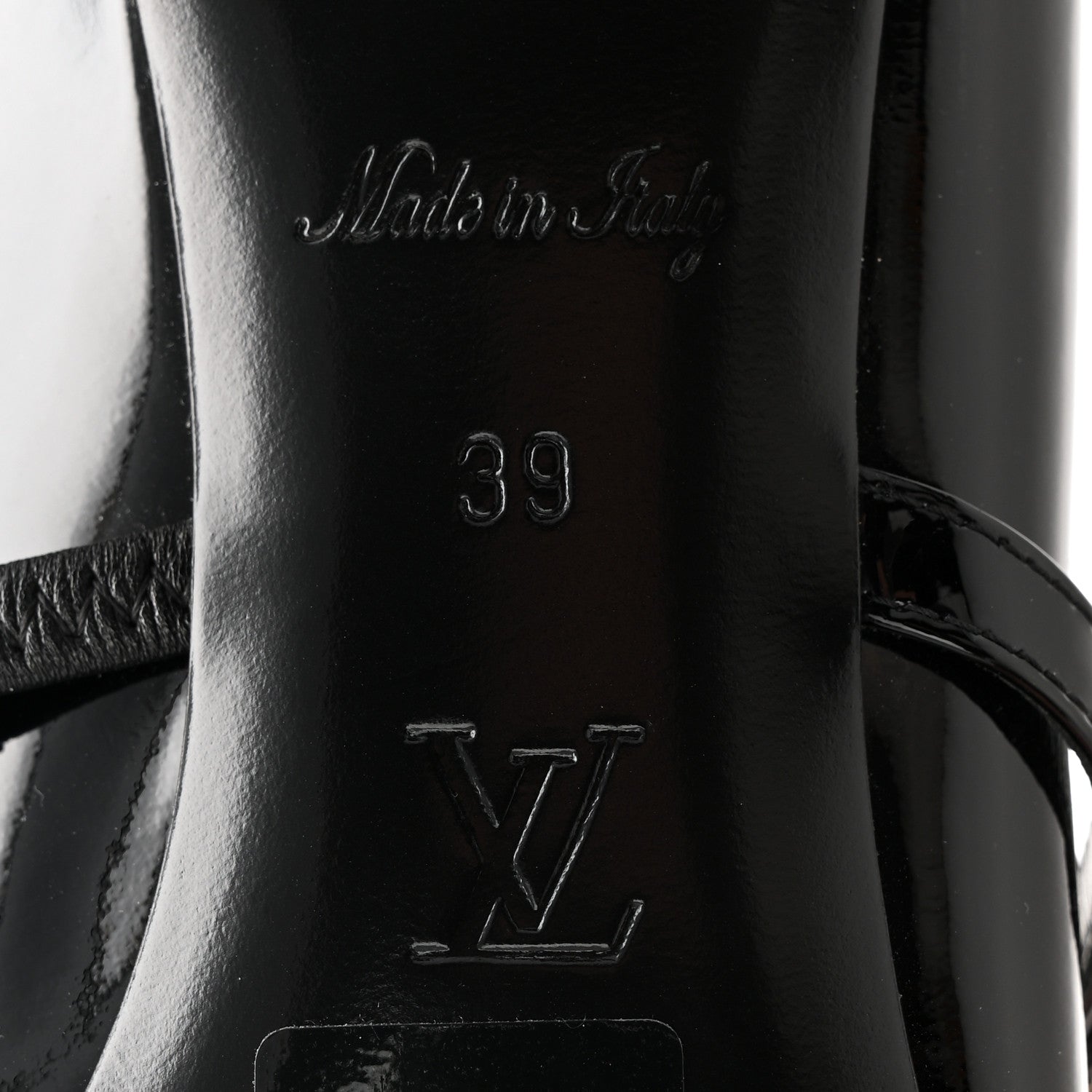 Louis Vuitton Patent Uniformes Silhouette 40mm Pumps 39 Black 7 of 9