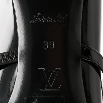 Louis Vuitton Patent Uniformes Silhouette 40mm Pumps 39 Black 7 of 9