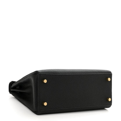 Hermes Togo Kelly Retourne 25 Black 4 of 11