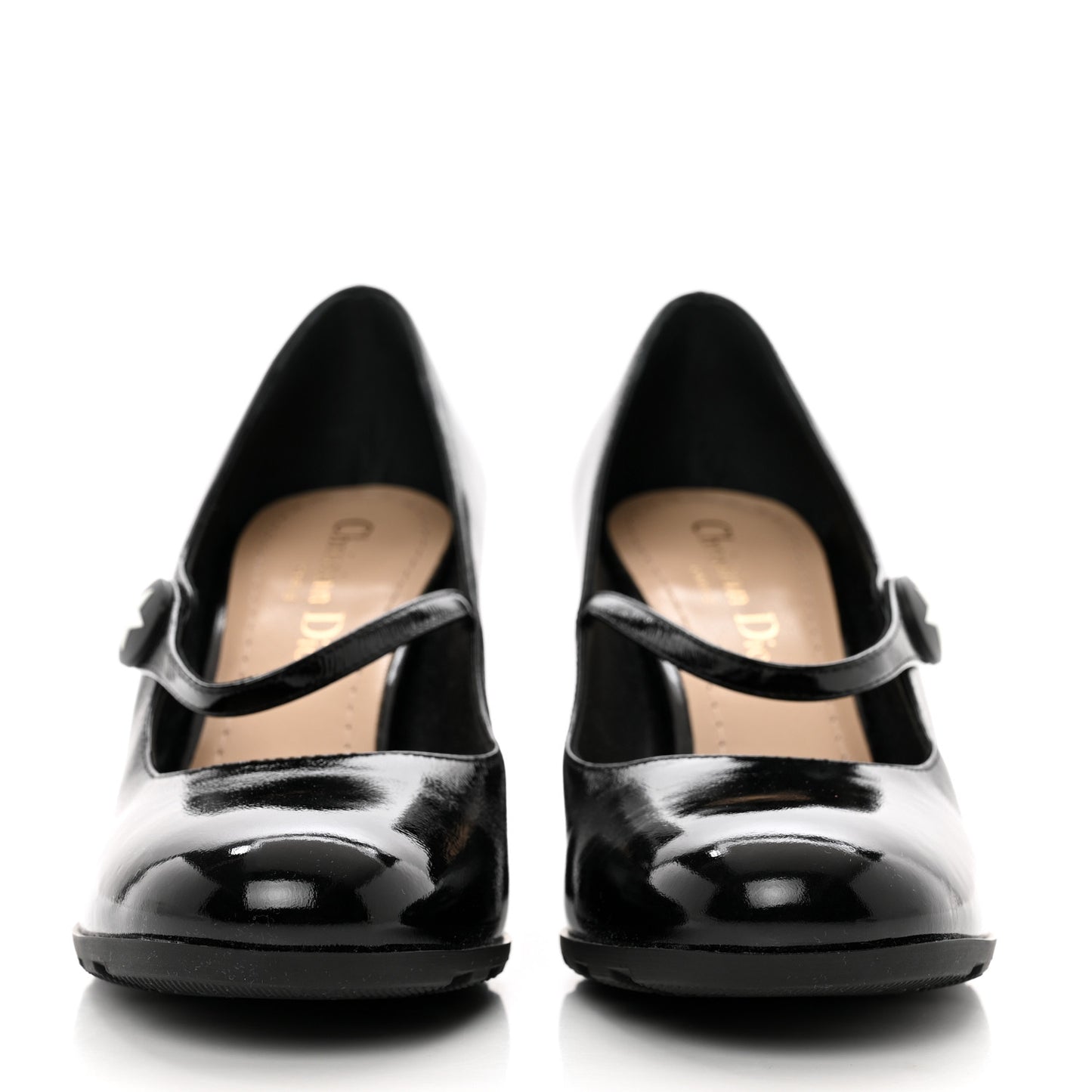 Patent Mary Jane Pumps 36.5 Black