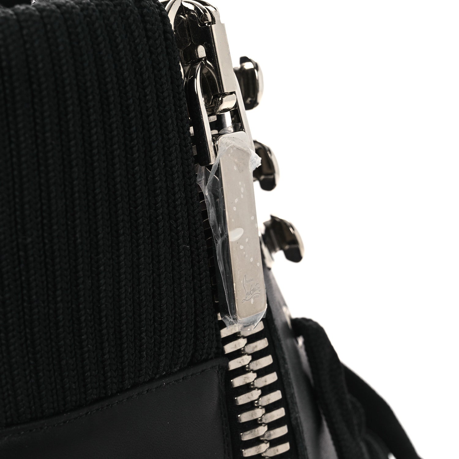 Christian Louboutin Calfskin Quilted En Hiver Boots 39.5 Black 10 of 14