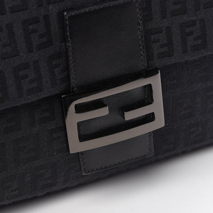 Fendi Zucchino Mama Baguette Black 11 of 13