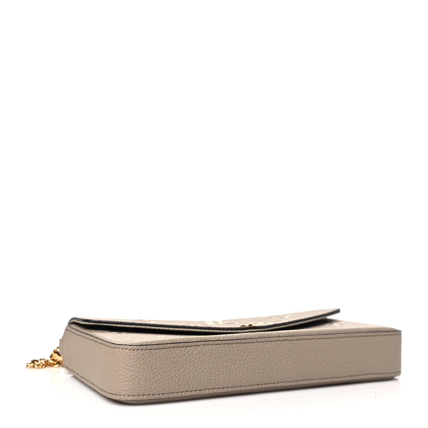 Louis Vuitton Empreinte Monogram Giant Felicie Pochette Tourterelle Creme 5 of 11