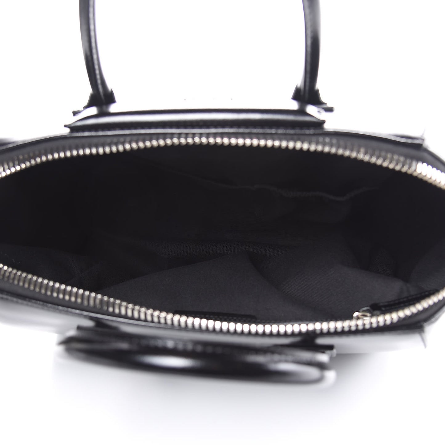 Shiny Lord Calfskin Medium Antigona Black