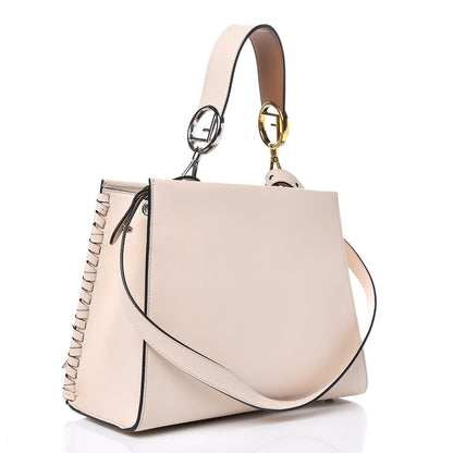 Fendi Vitello Century F is Fendi Whipstitch Bi-Color Small Runaway Satchel Camelia Orzo Multicolor 3 of 7
