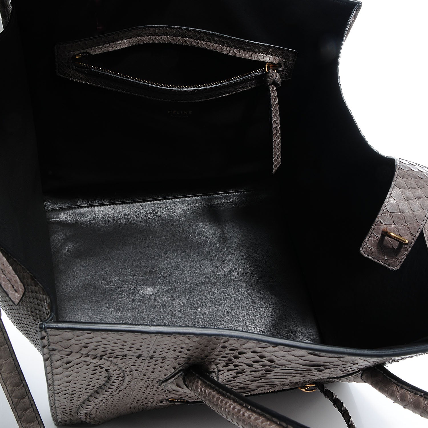 Celine Python Medium Phantom Luggage Grey 5 of 7