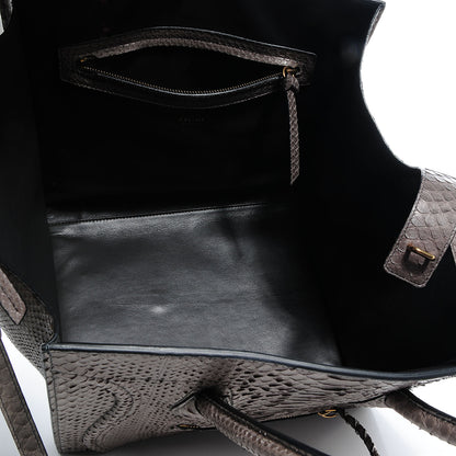 Celine Python Medium Phantom Luggage Grey 5 of 7