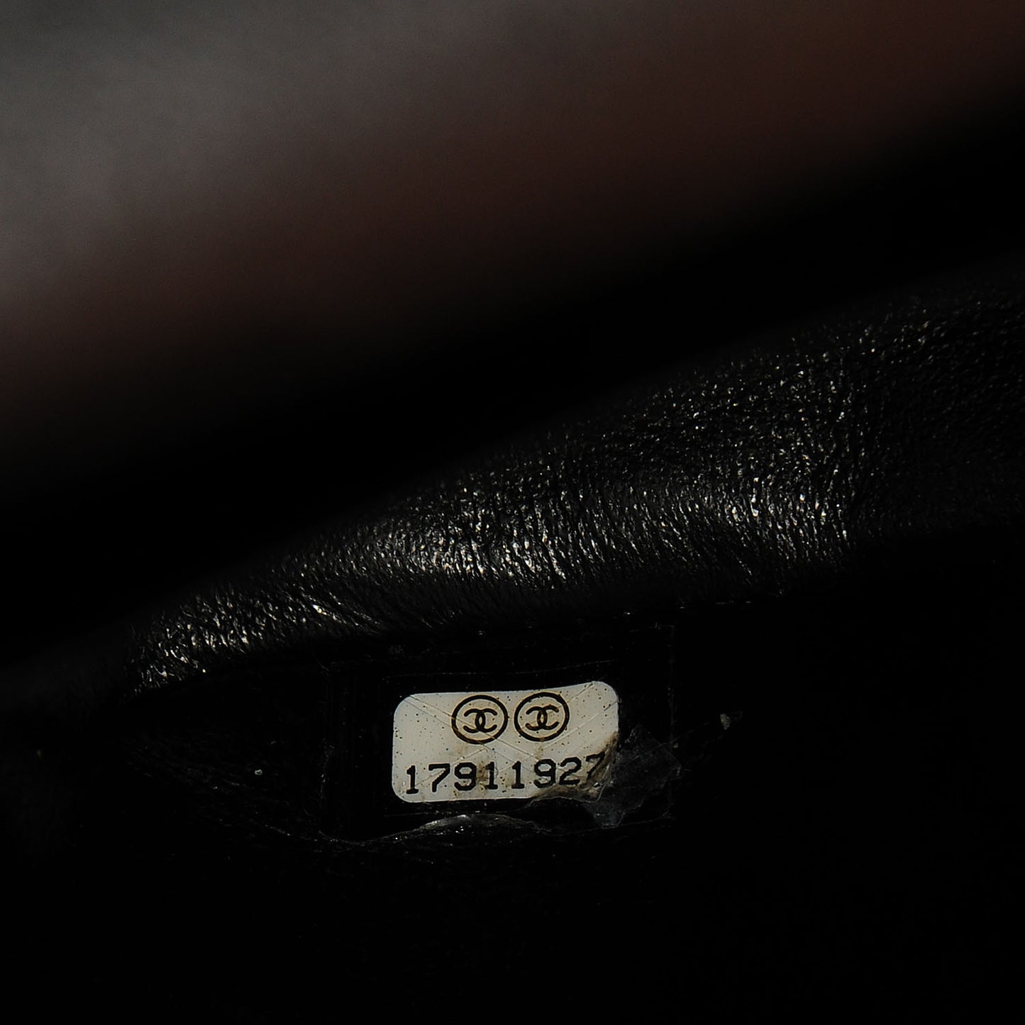 Patent Jumbo Double Flap Black