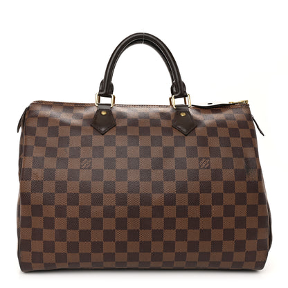 Louis Vuitton Damier Ebene Speedy 35 1 of 11