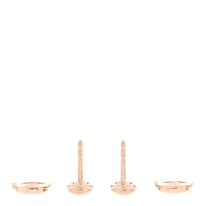 Hermes 18K Rose Gold TPM Farandole Stud Earrings 3 of 4