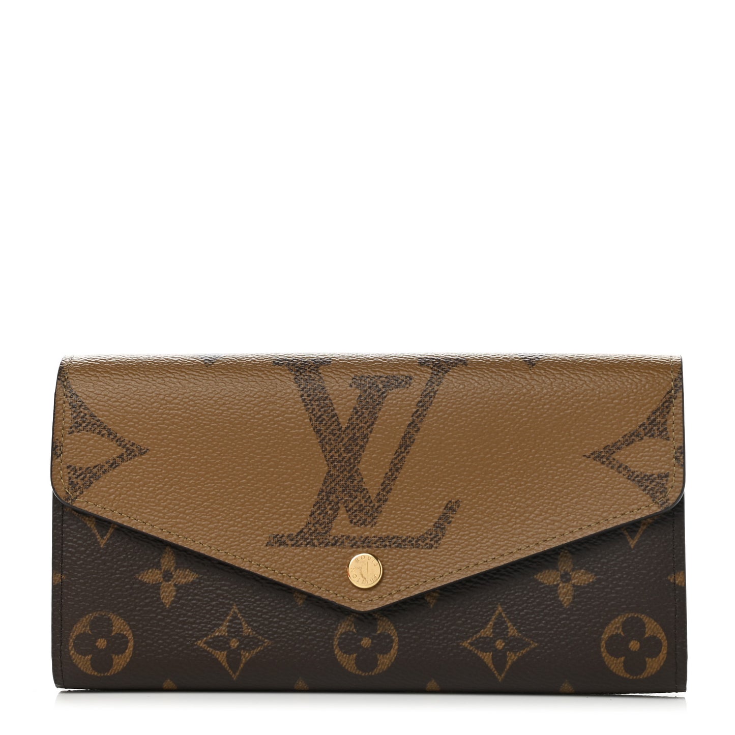 Reverse Monogram Giant Sarah Wallet