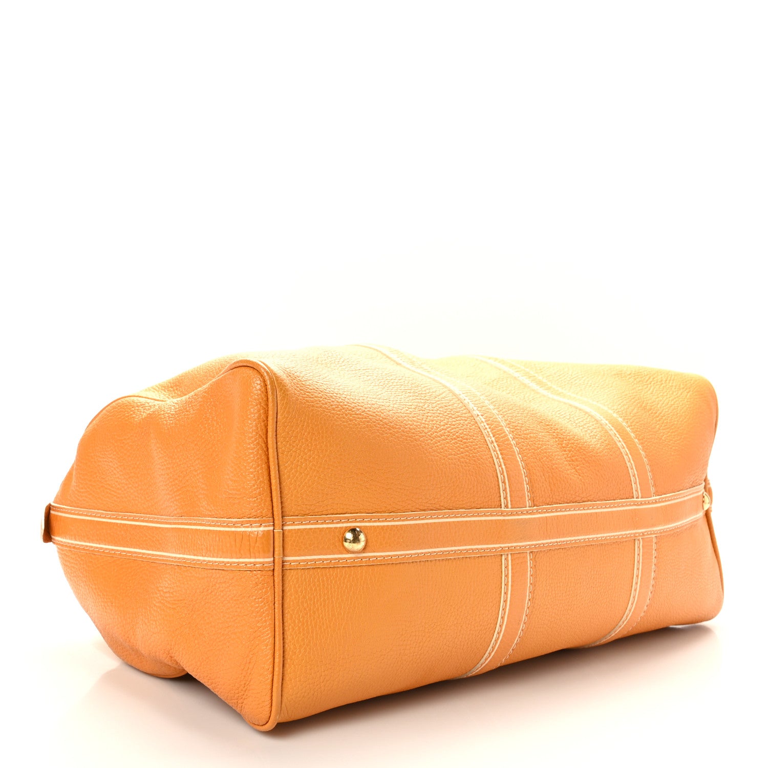 Louis Vuitton Tobago Calfskin Keepall 50 Yellow 3 of 9