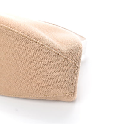 Chanel Jersey Frame Top Handle Bag Beige 9 of 9