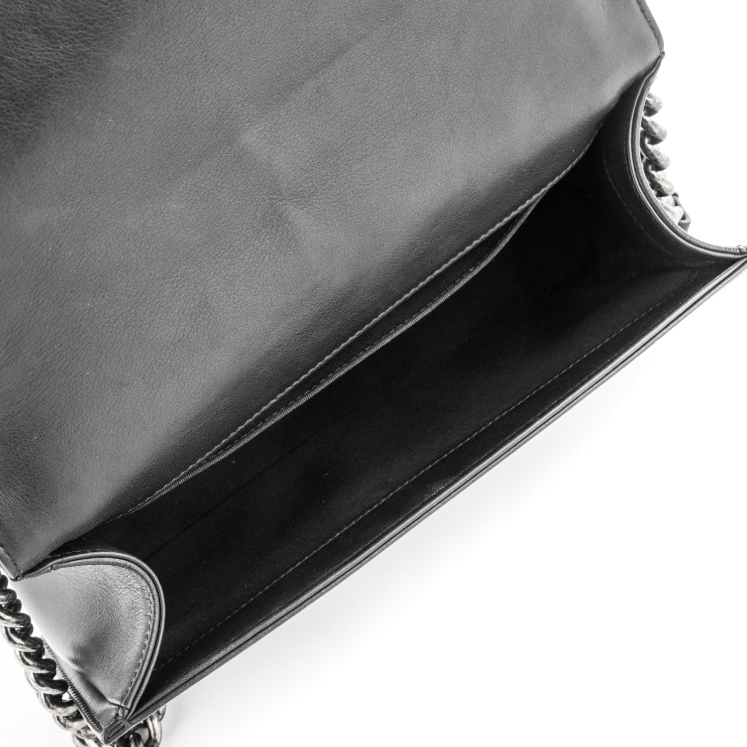 Chanel Calfskin Quilted Medium Boy Flap Black 5 of 7