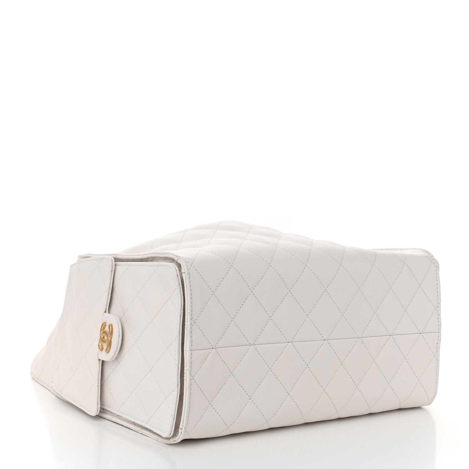 Chanel Caviar Quilted Medium Chanel 25 Handbag White 5 of 11
