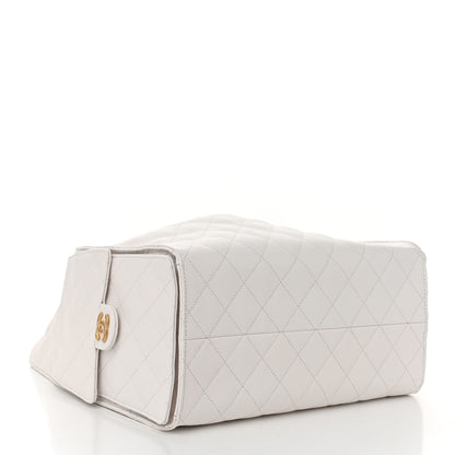 Chanel Caviar Quilted Medium Chanel 25 Handbag White 5 of 11