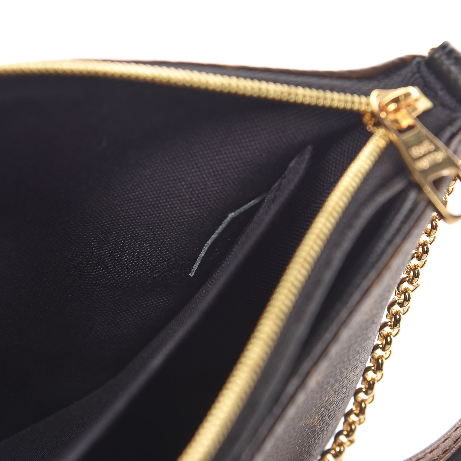 Louis Vuitton Monogram Pallas Clutch Black 7 of 11