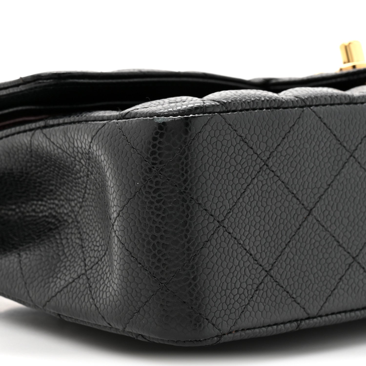 Chanel Caviar Quilted Medium Double Flap Black 10 of 12