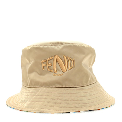 Fendi Nylon FF Vertigo Reversible Bucket Hat Multicolor 1 of 14