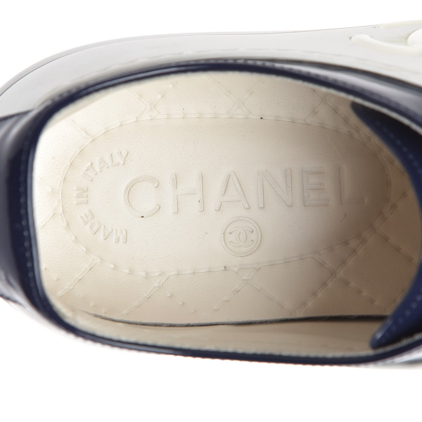 Patent CC Sneakers 36.5 Navy White